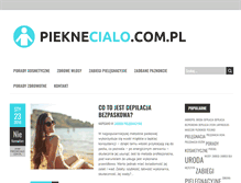 Tablet Screenshot of pieknecialo.com.pl