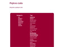 Tablet Screenshot of pieknecialo.net.pl